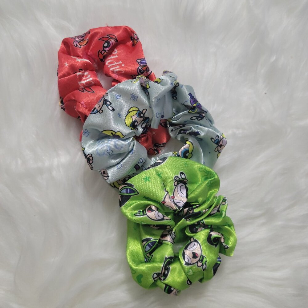 Powerpuff Girl Scrunchie Set - Picture 2 of 5